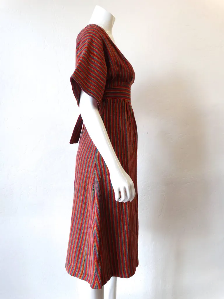 1970s Rikma Rainbow Stripe Dress