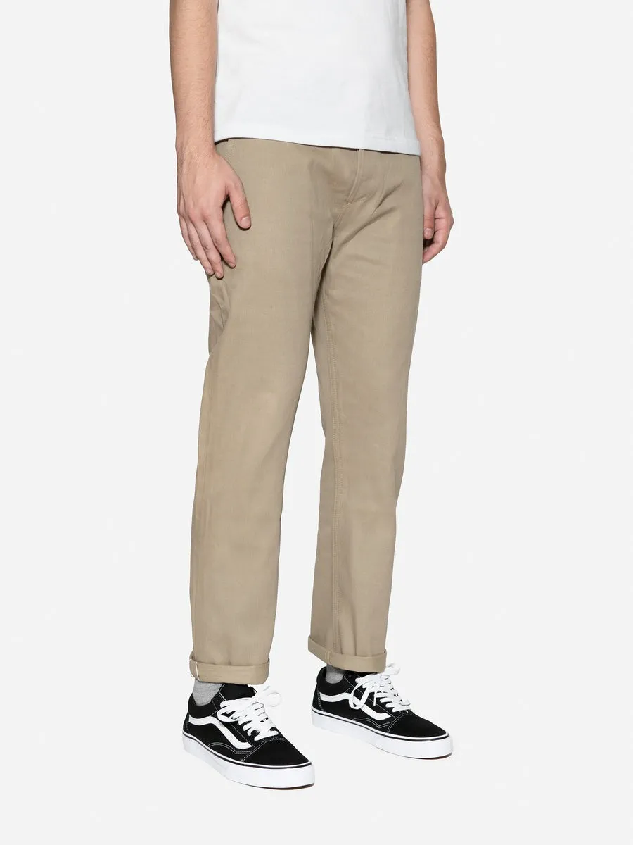 【3sixteen】CH⁠-⁠11x Khaki Selvedge Chino 中直筒日本老織機布邊赤耳卡其褲