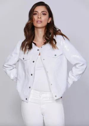 74422 Sequin Denim Jacket