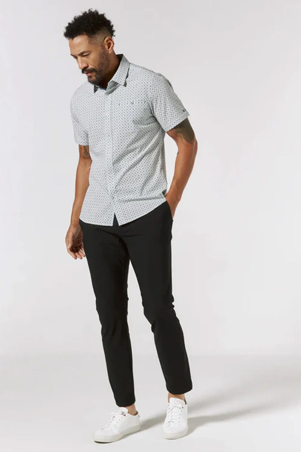 7Diamonds Zuma Chino Pants for Men in Black | STP-1288 BLACK