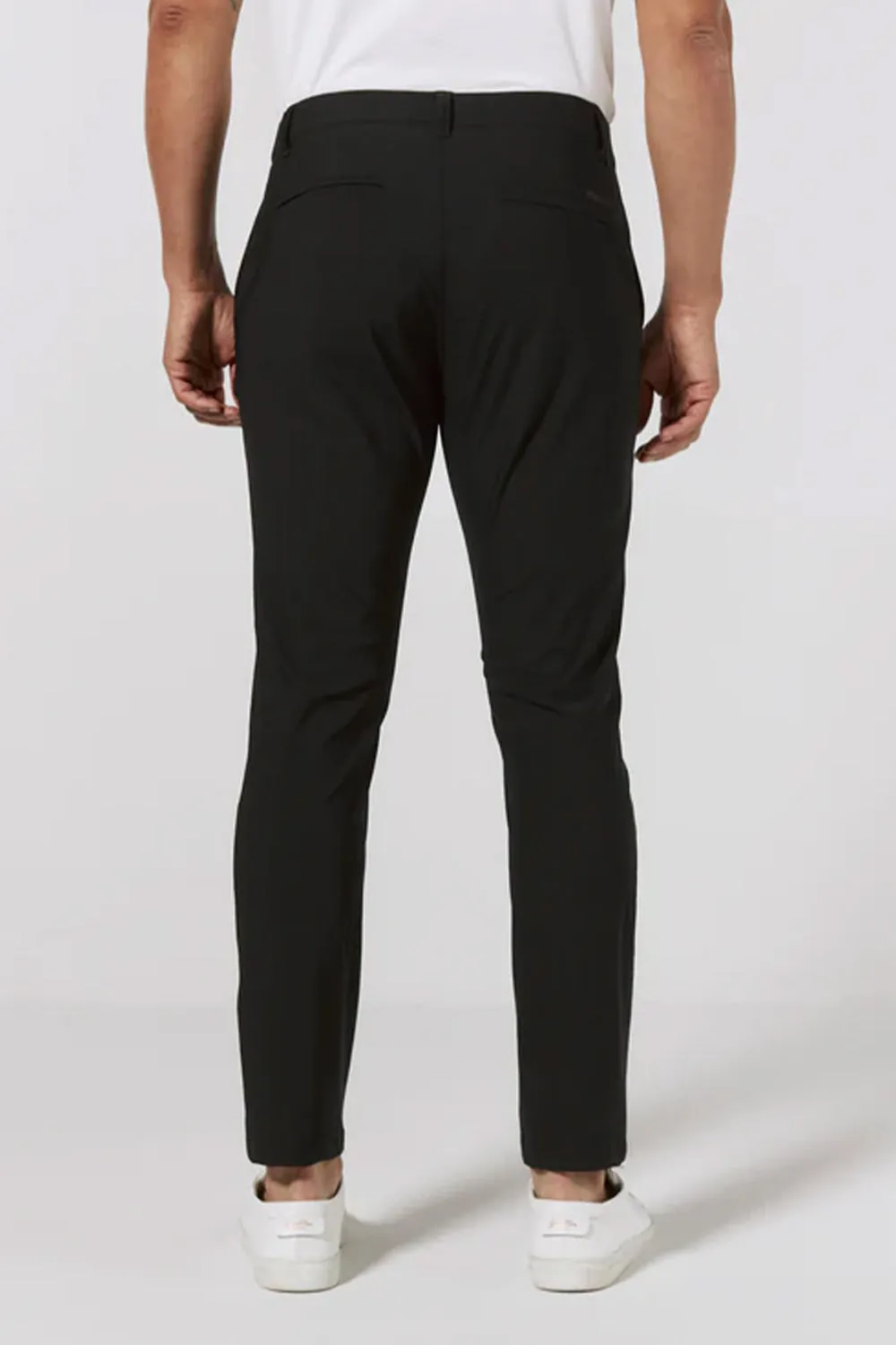7Diamonds Zuma Chino Pants for Men in Black | STP-1288 BLACK