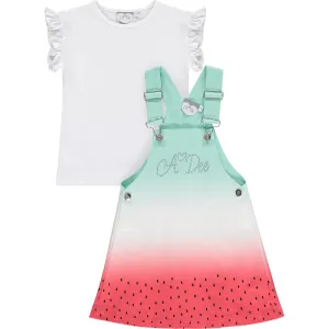 A DEE - Ellie Ombré Denim Dress Set - Mint