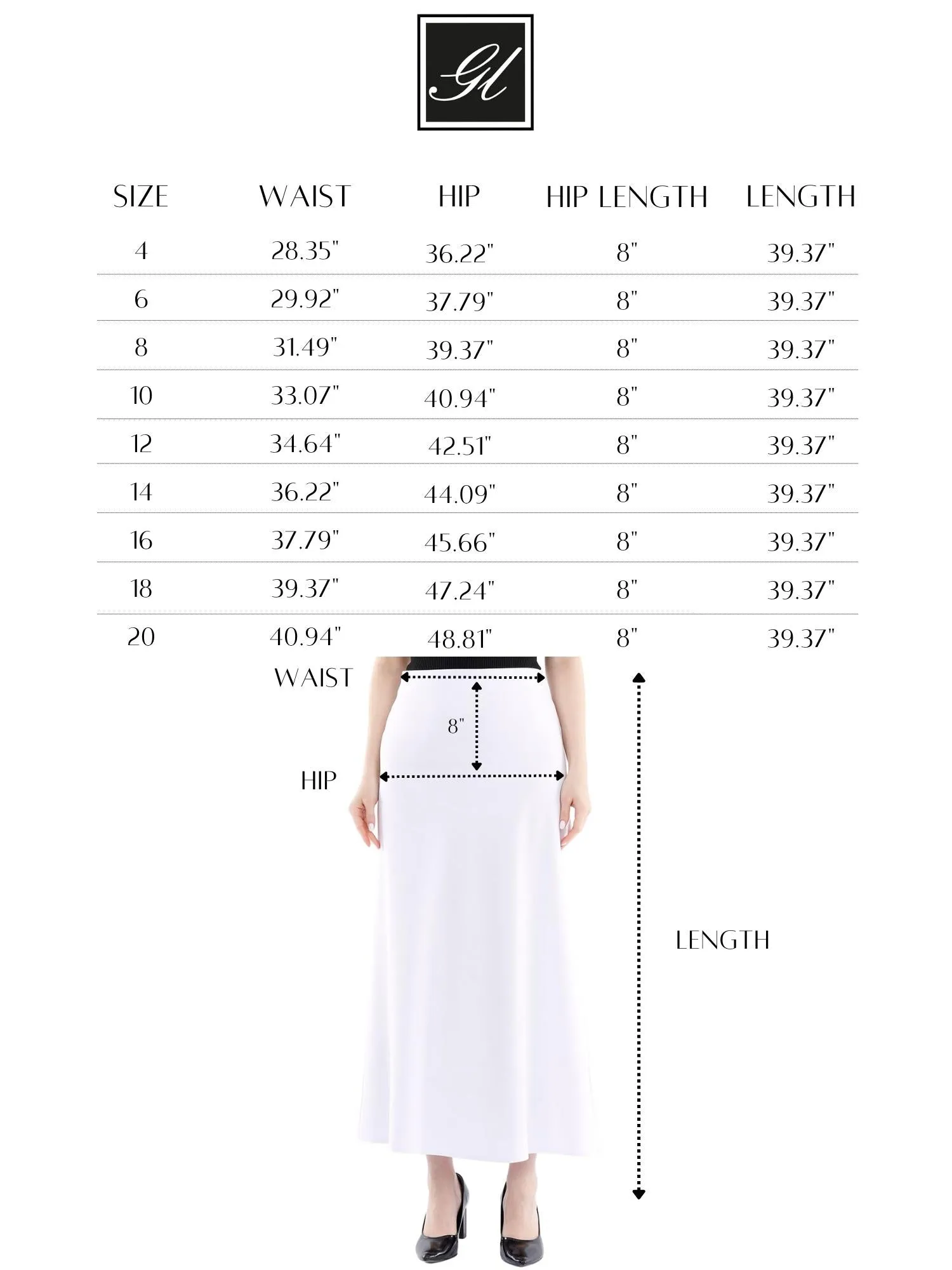 A-Line Style Comfy Maxi Dress Skirt - G-Line
