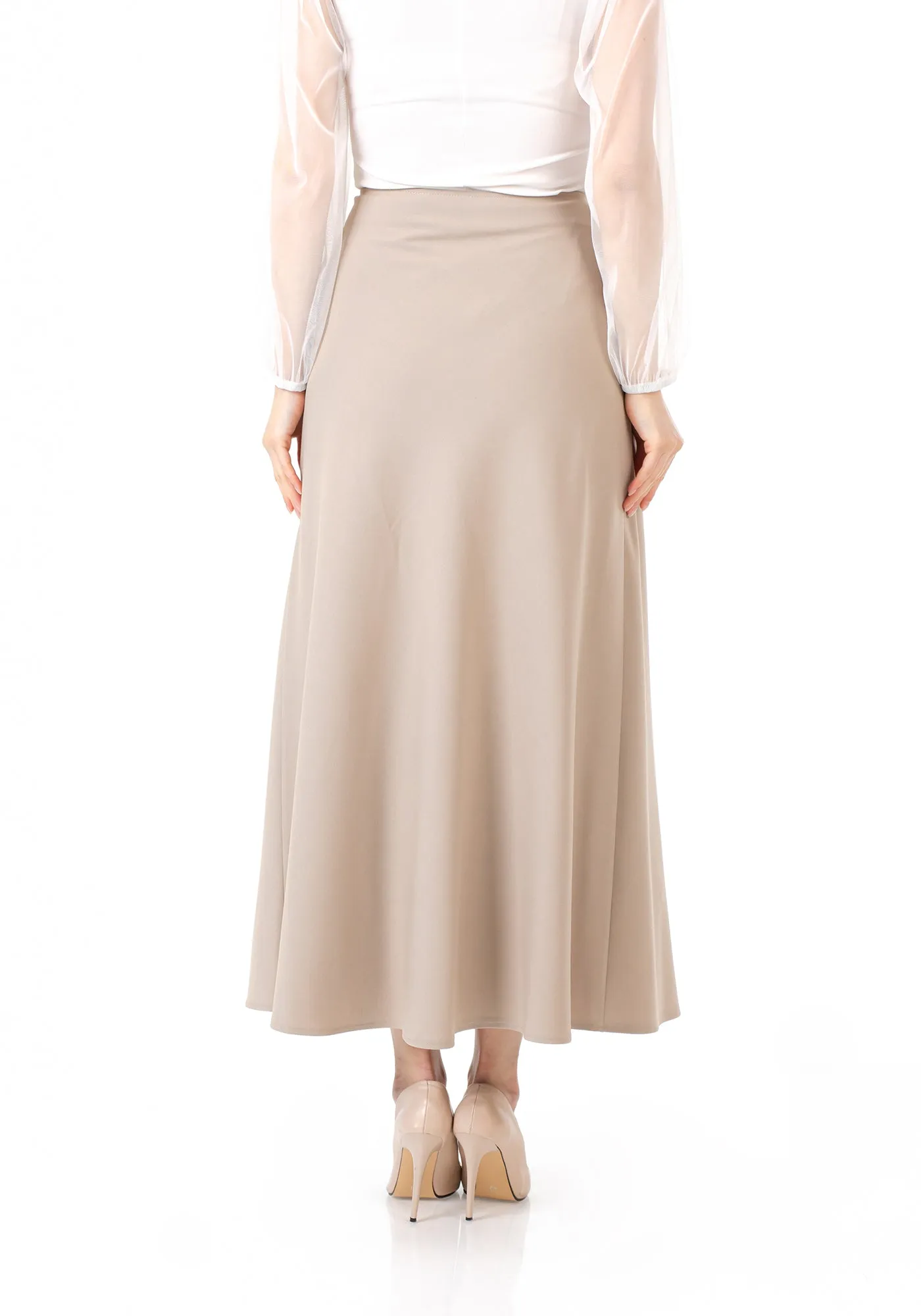 A-Line Style Comfy Maxi Dress Skirt - G-Line