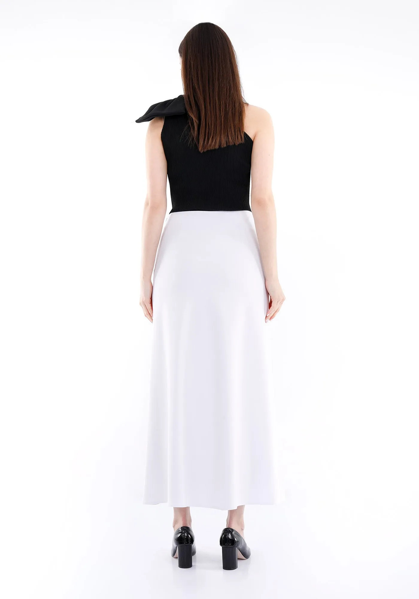 A-Line Style Comfy Maxi Dress Skirt - G-Line