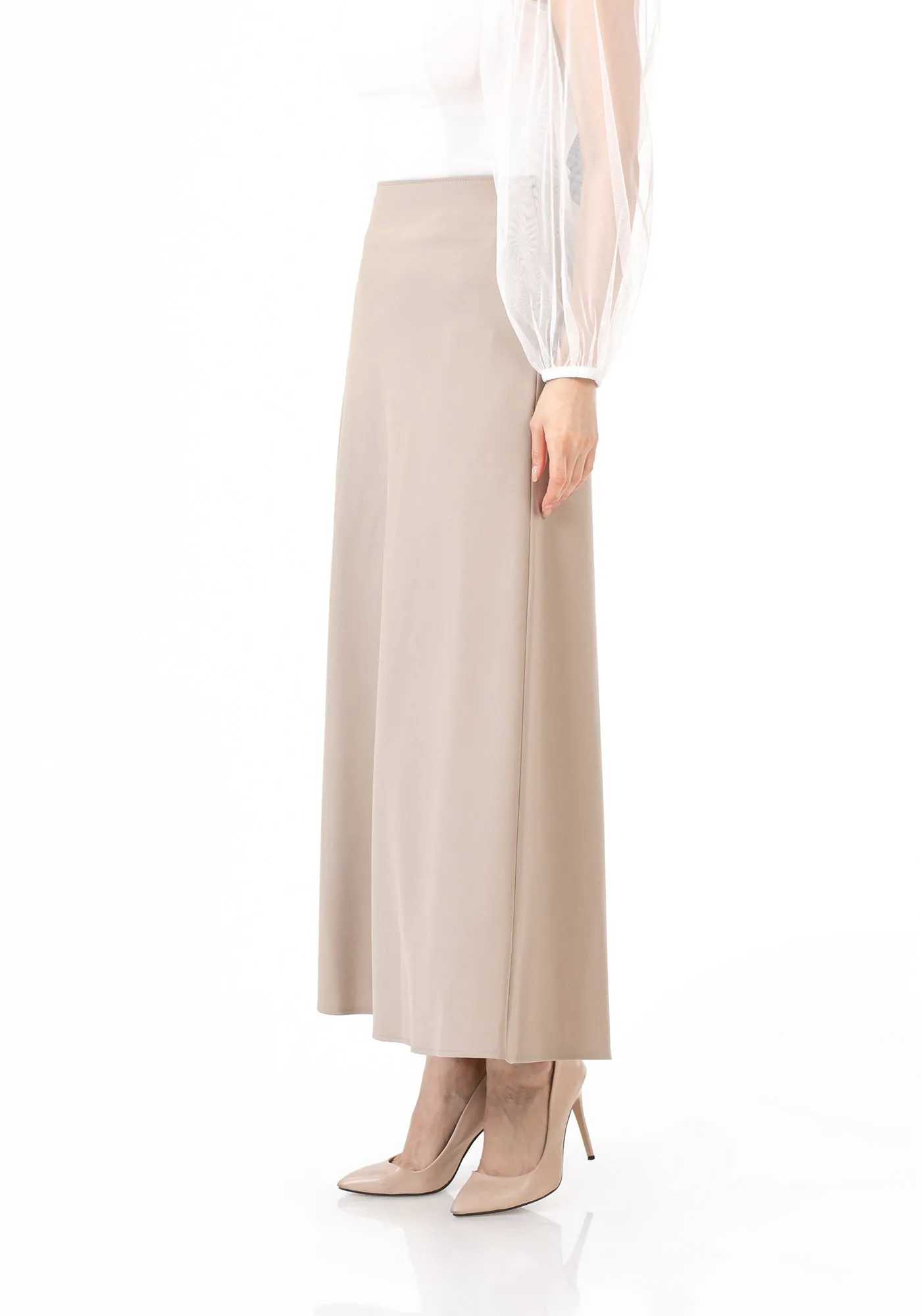A-Line Style Comfy Maxi Dress Skirt - G-Line