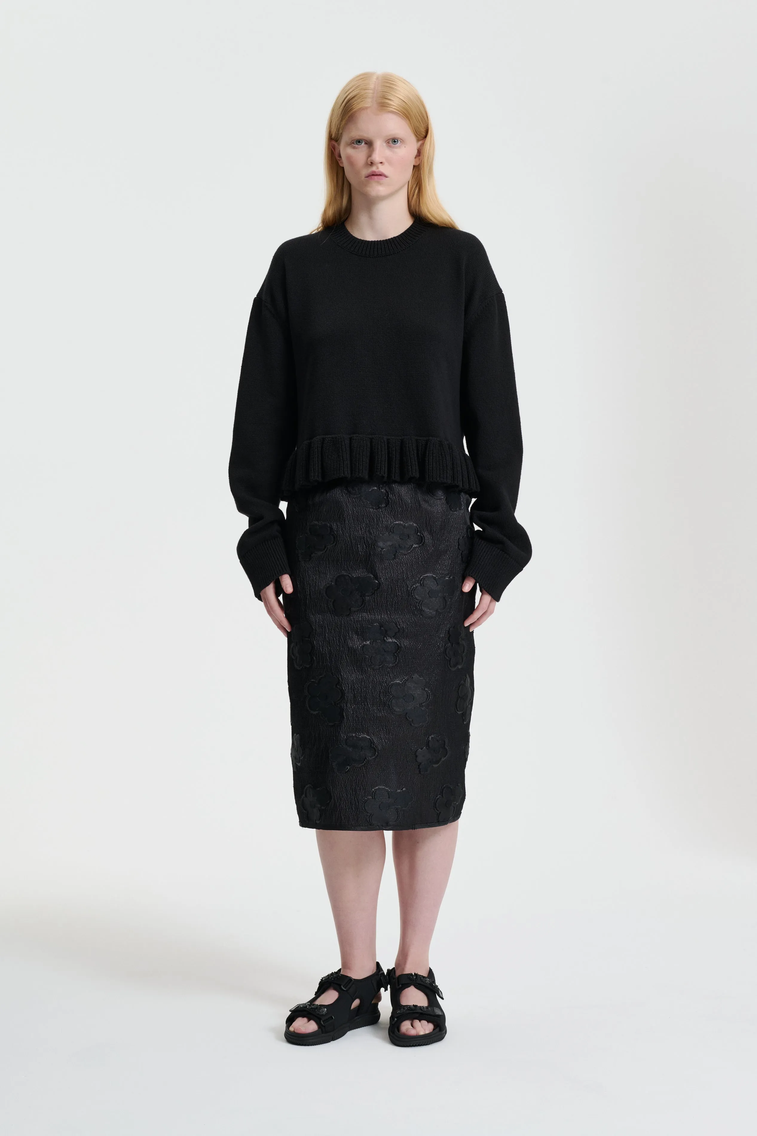 ALLEGRA | SKIRT KUMO FIL-COUP… BLACK