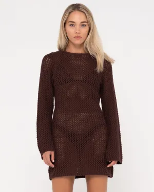 Amalfi Long Sleeve Knit Mini Dress