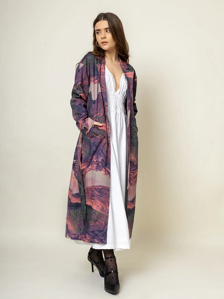 Amelia Printed Trench