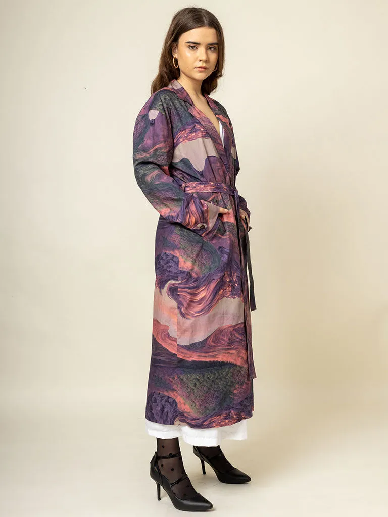 Amelia Printed Trench