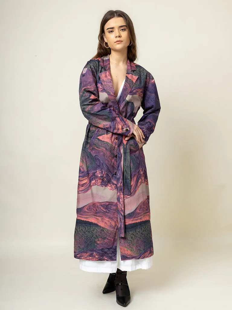 Amelia Printed Trench