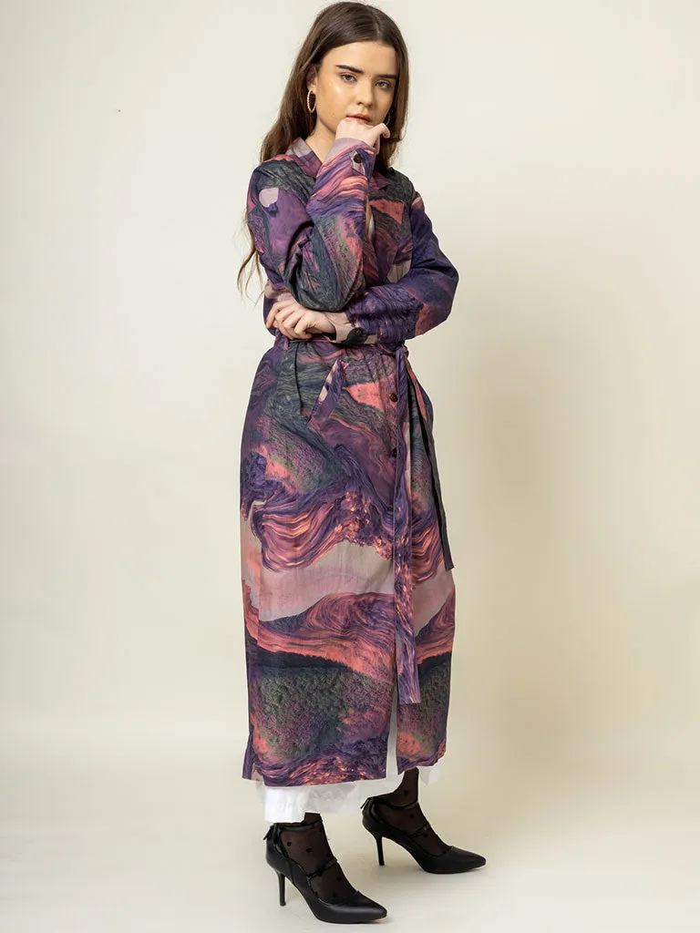 Amelia Printed Trench
