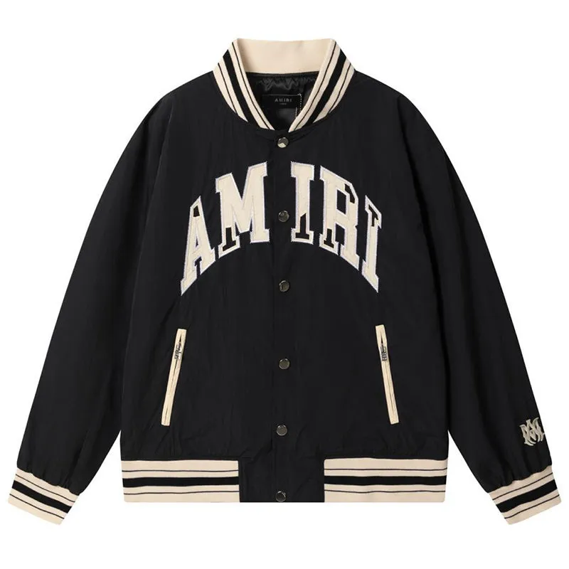 AMIRI Logo-Appliquéd Padded Shell Bomber Jacket