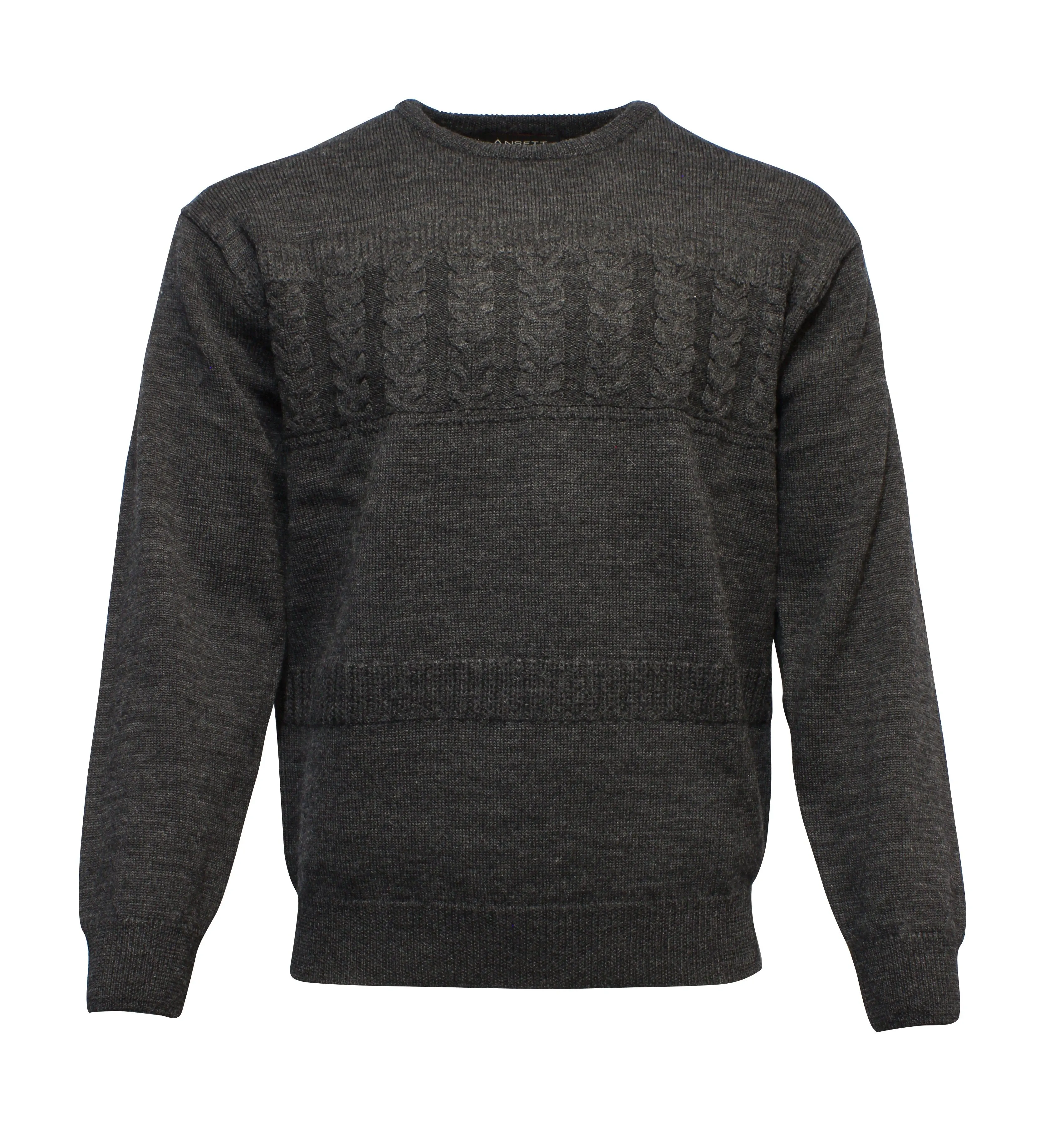 Ansett Pure New Wool Crew Neck Knit