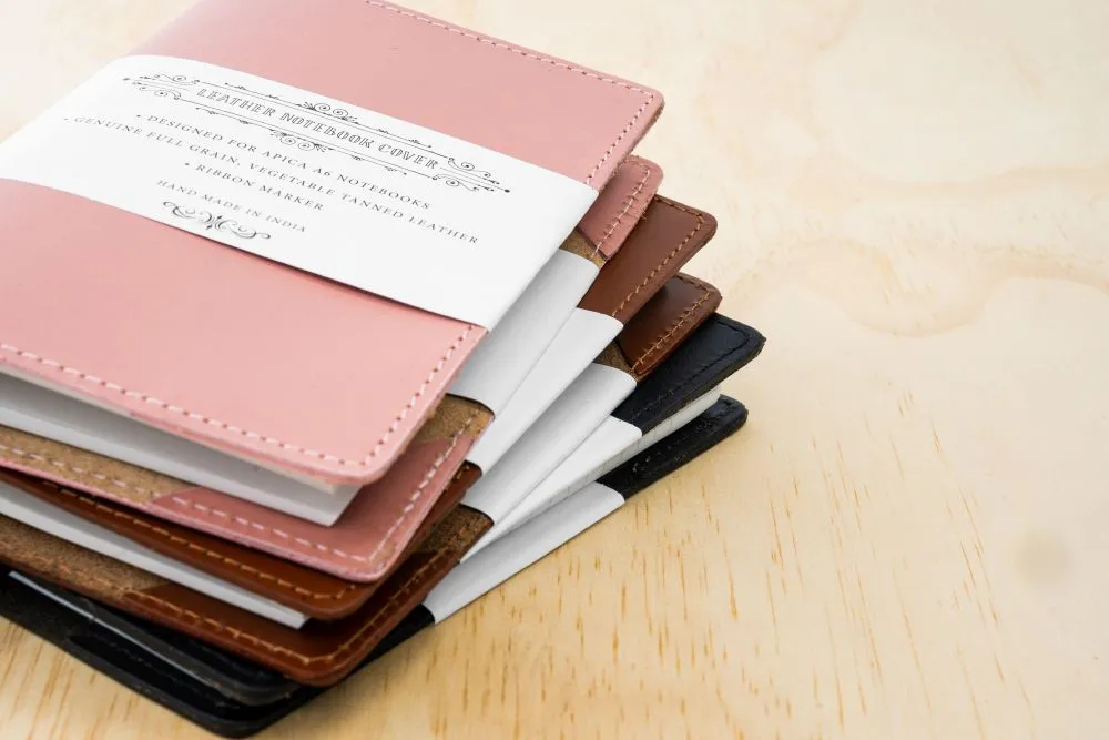 Apica Leather Notebook Jacket – A6, Tan