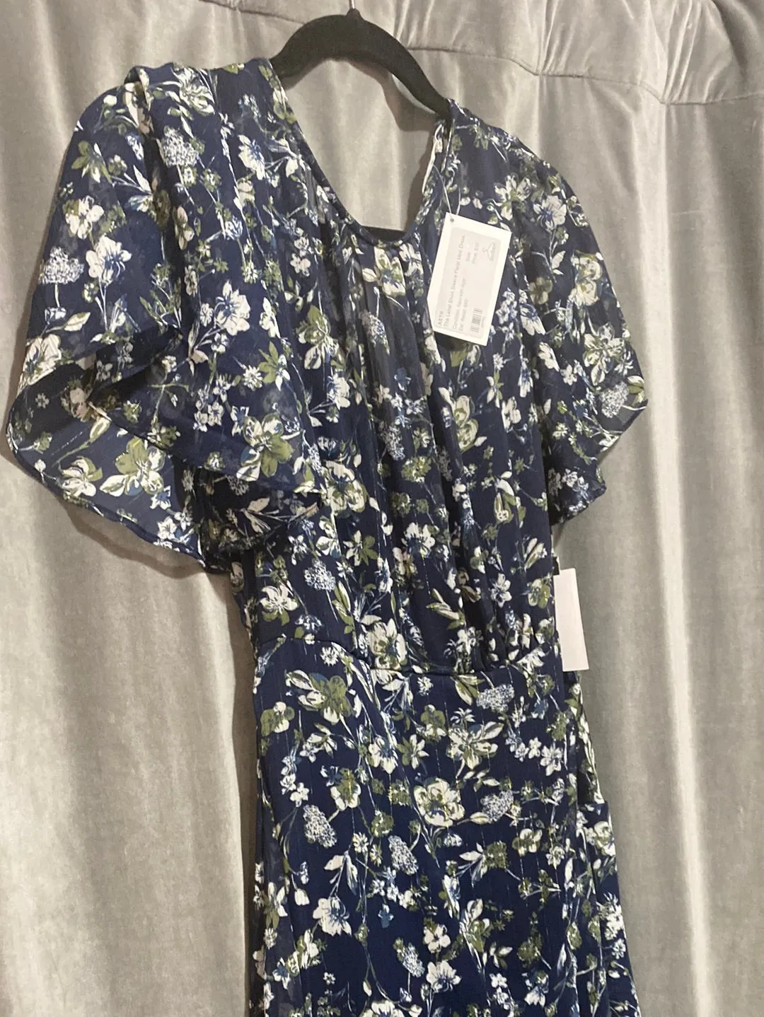 ASTR The Label Short Sleeve Floral Maxi Dress