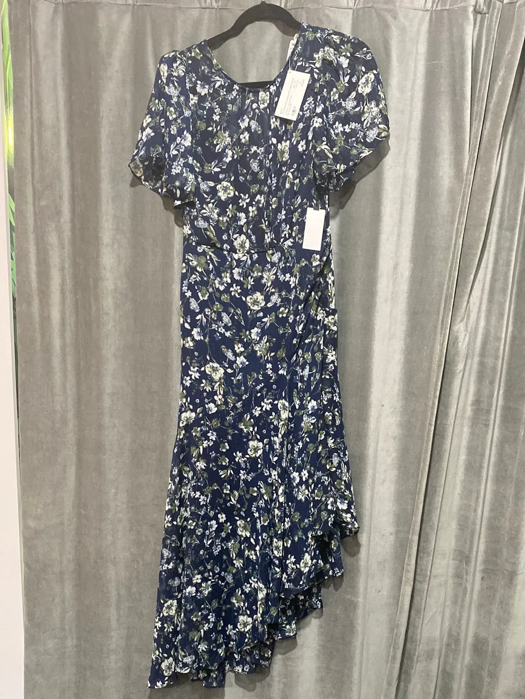 ASTR The Label Short Sleeve Floral Maxi Dress