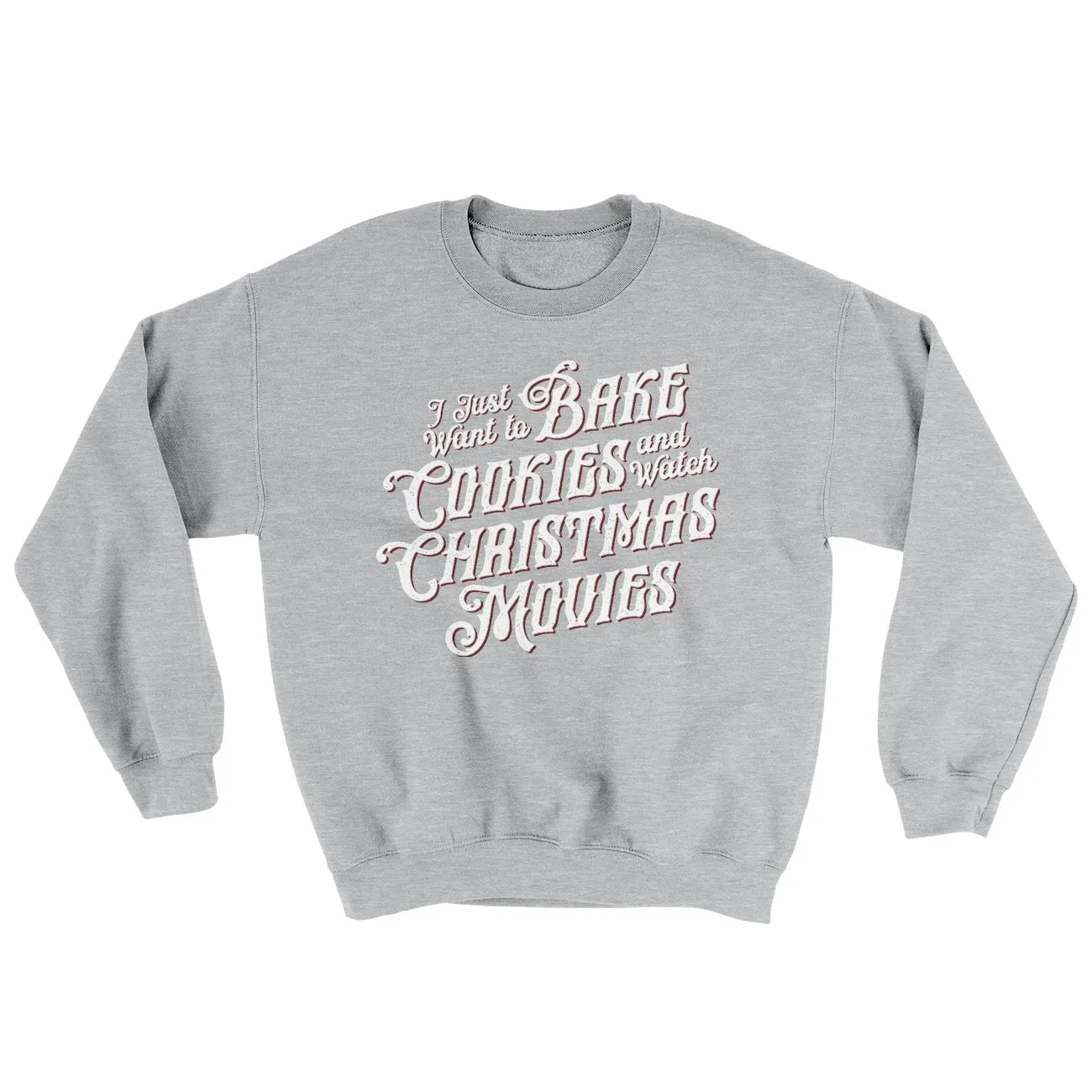 Bake Cookies & Watch Christmas Movies Ugly Sweater