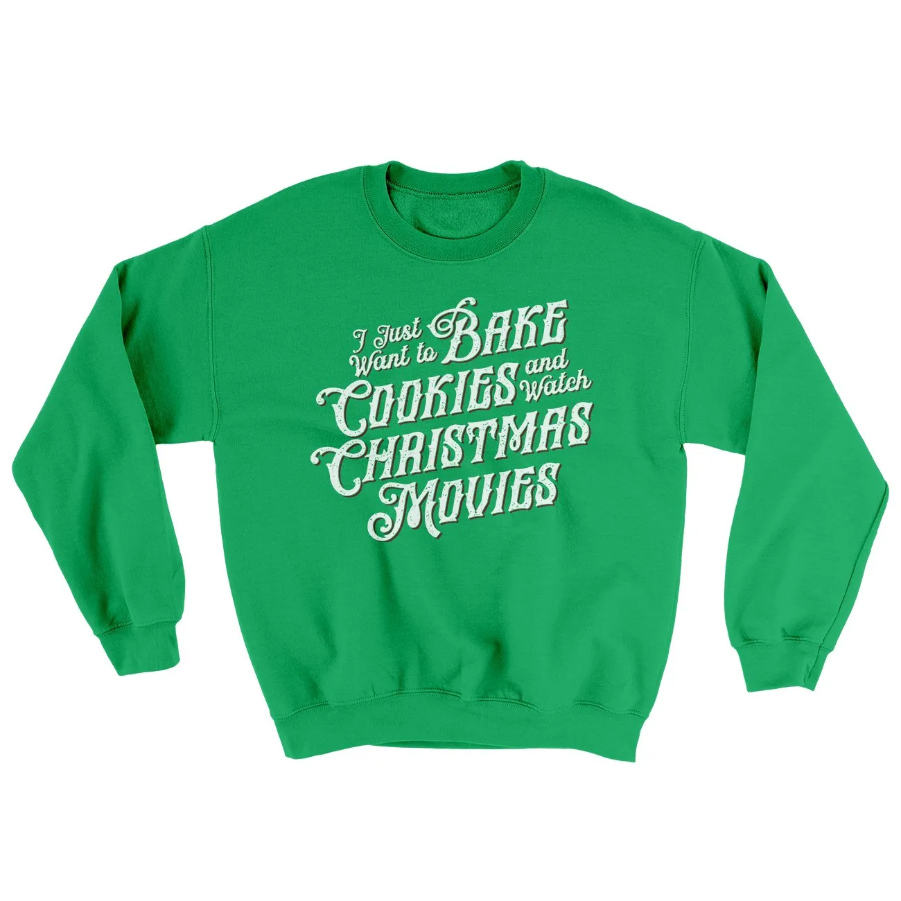 Bake Cookies & Watch Christmas Movies Ugly Sweater