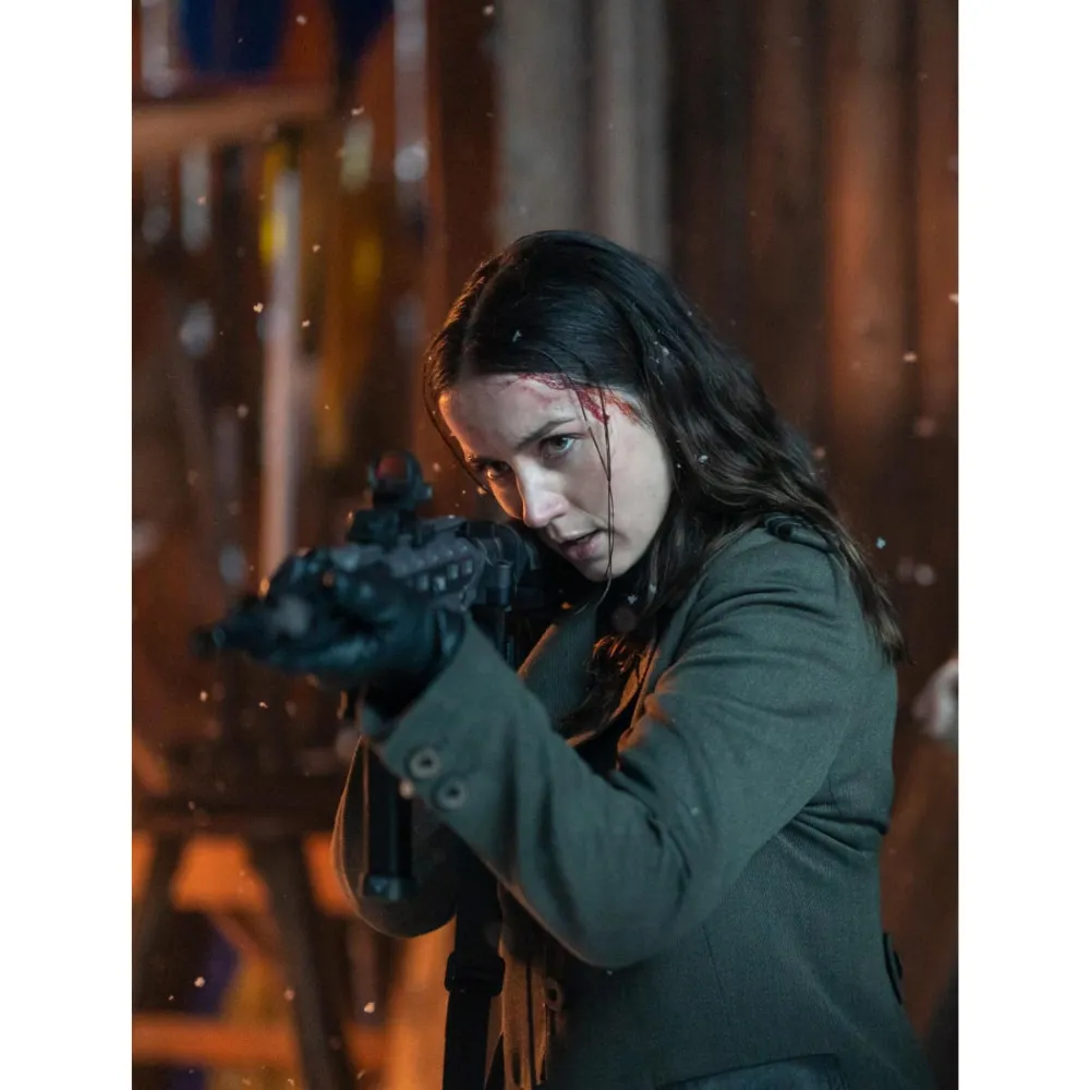 Ballerina 2025 Ana de Armas Trench Coat