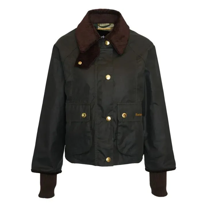 Barbour Cropped Beadnell Wax Jacket