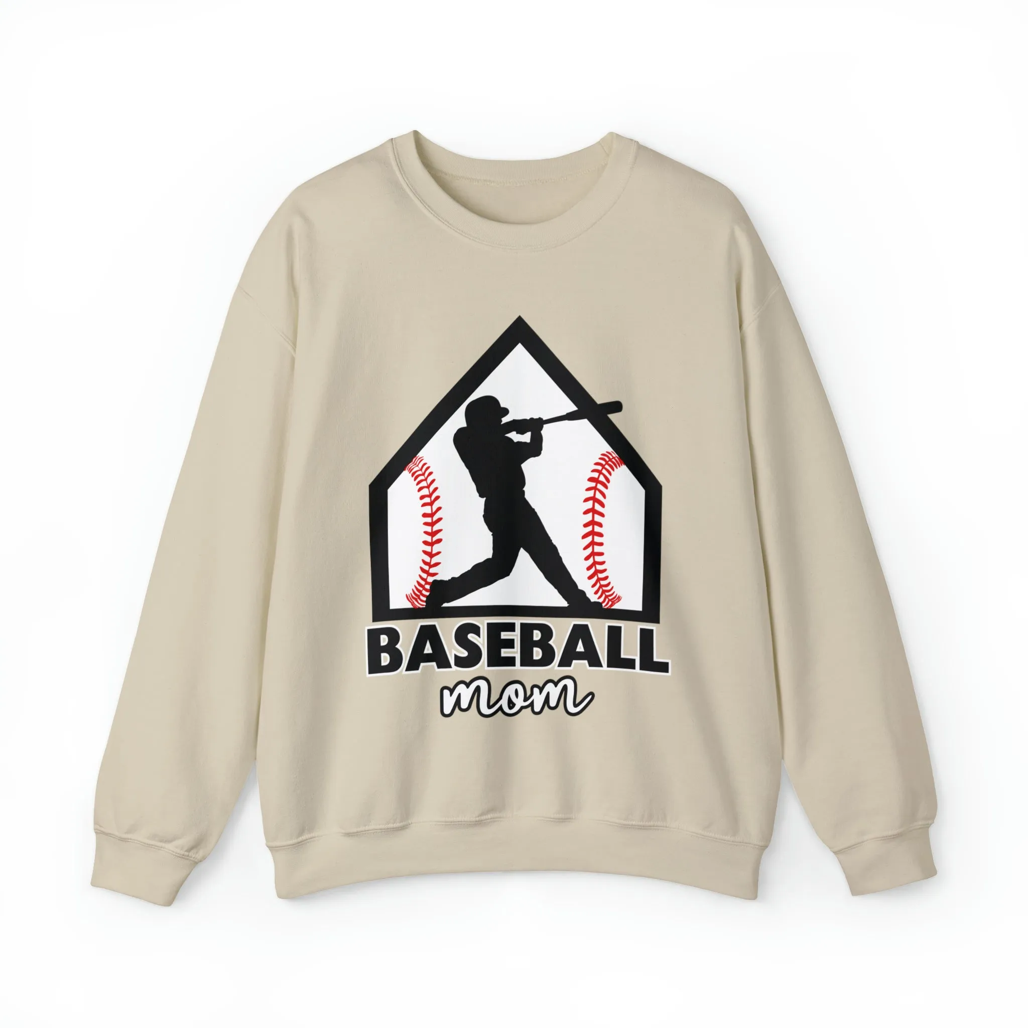 Baseball Mom Crewneck Sweatshirt