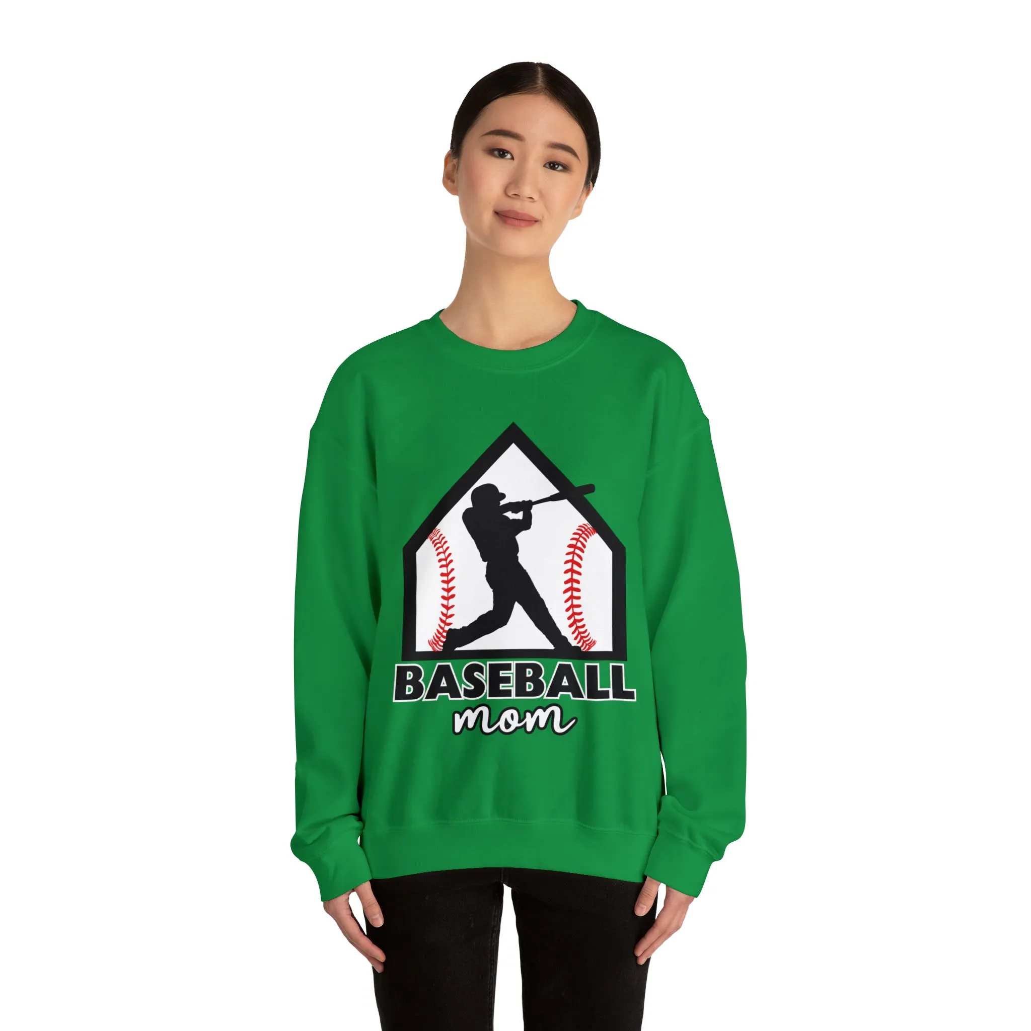 Baseball Mom Crewneck Sweatshirt