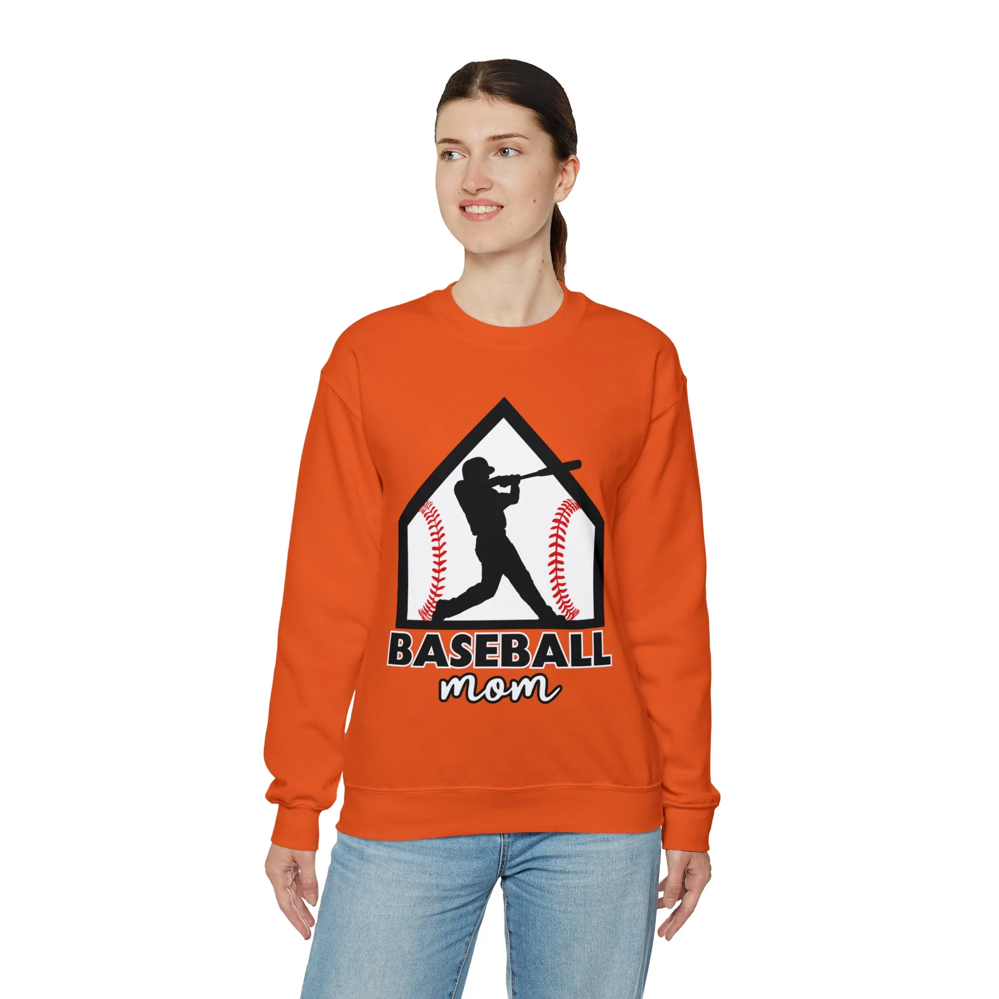Baseball Mom Crewneck Sweatshirt