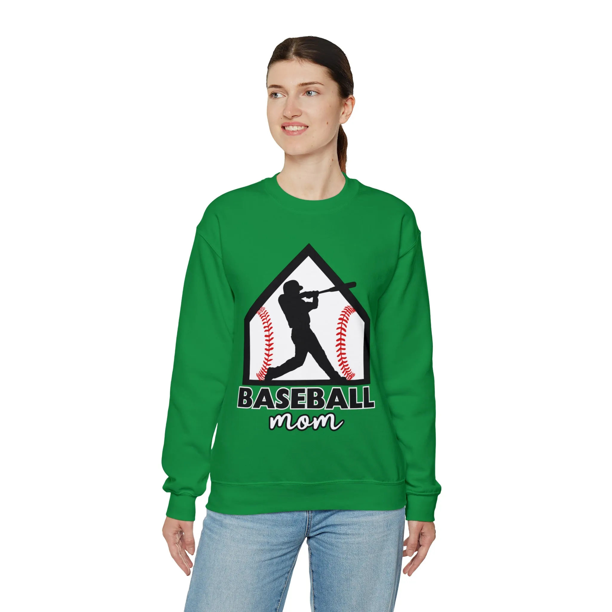 Baseball Mom Crewneck Sweatshirt
