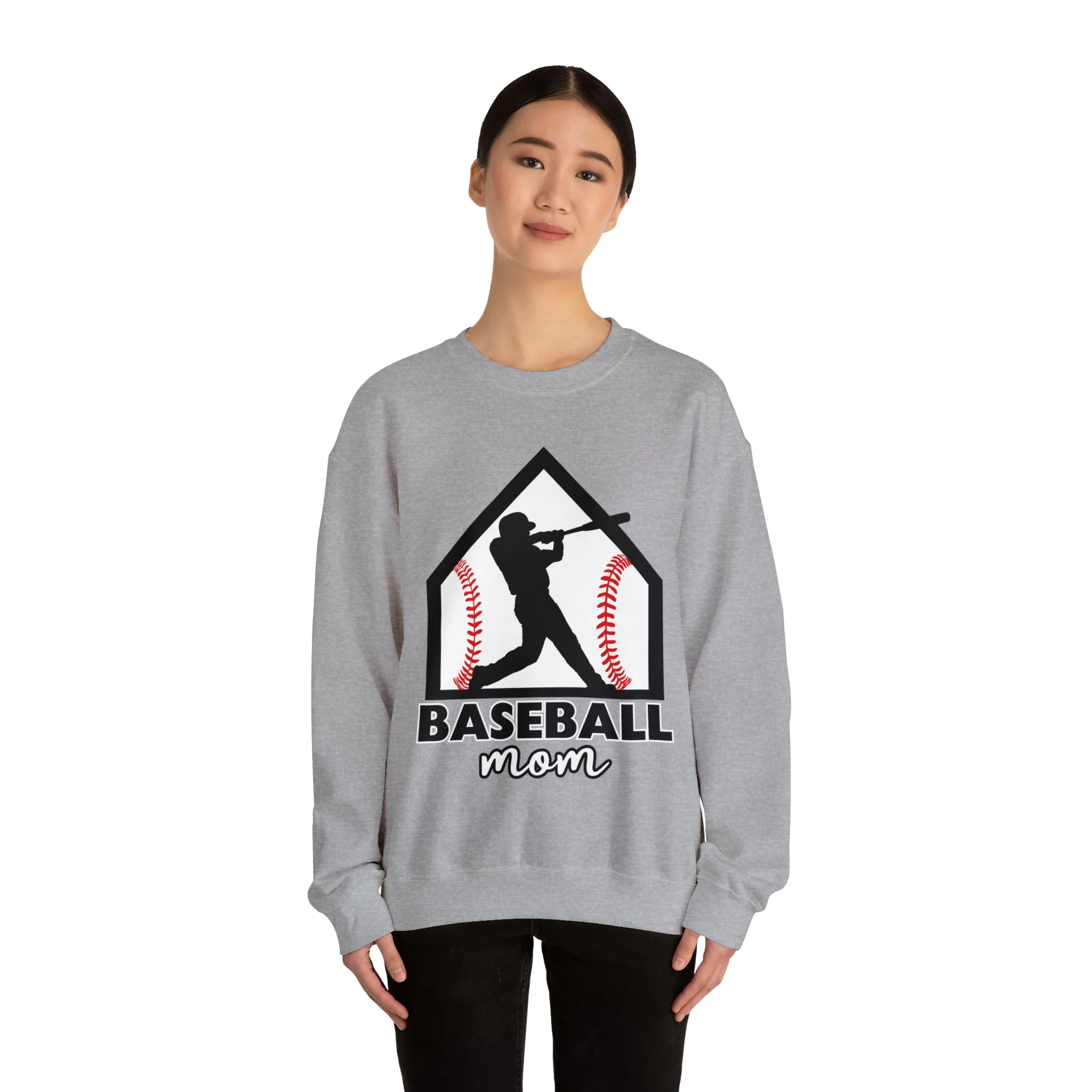 Baseball Mom Crewneck Sweatshirt