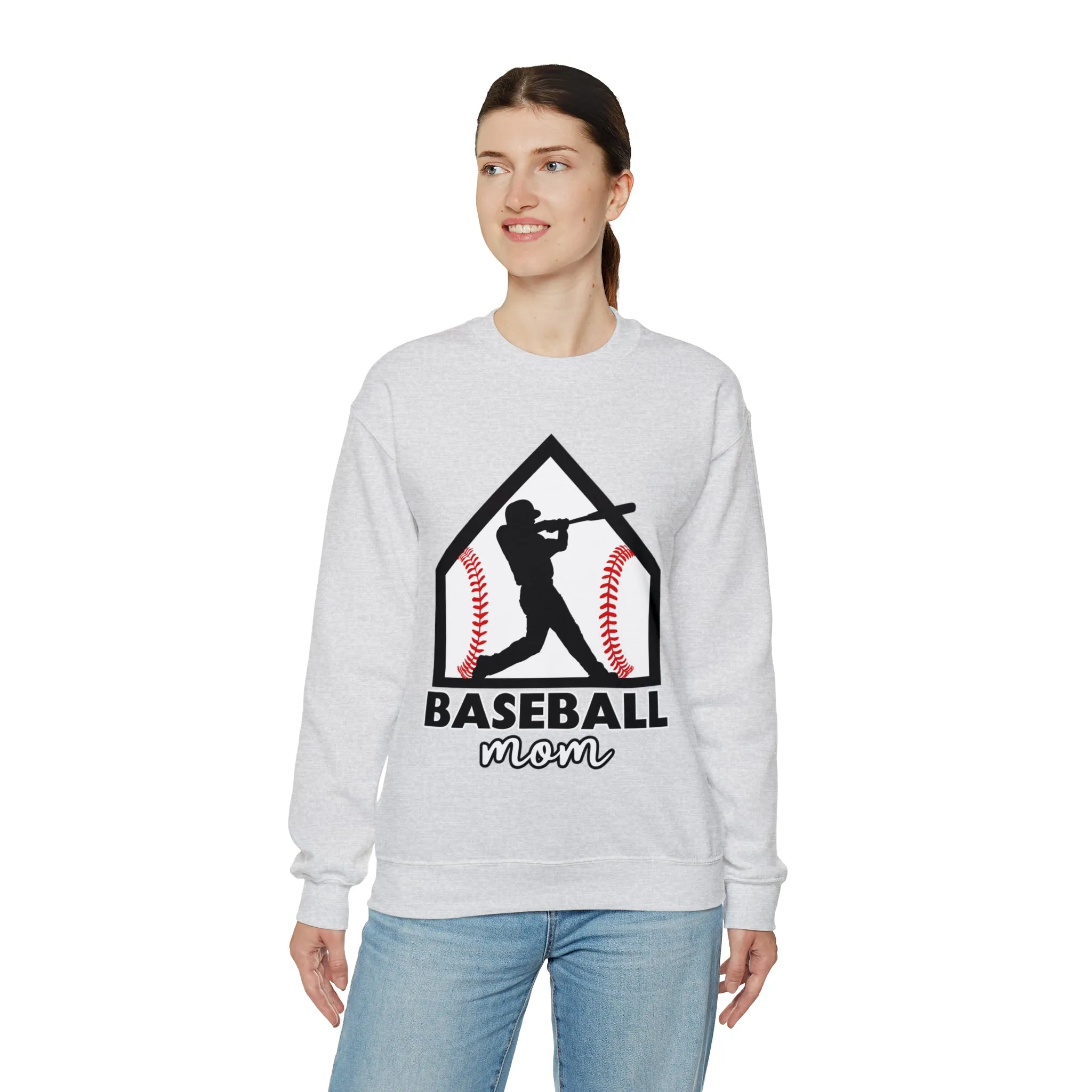 Baseball Mom Crewneck Sweatshirt