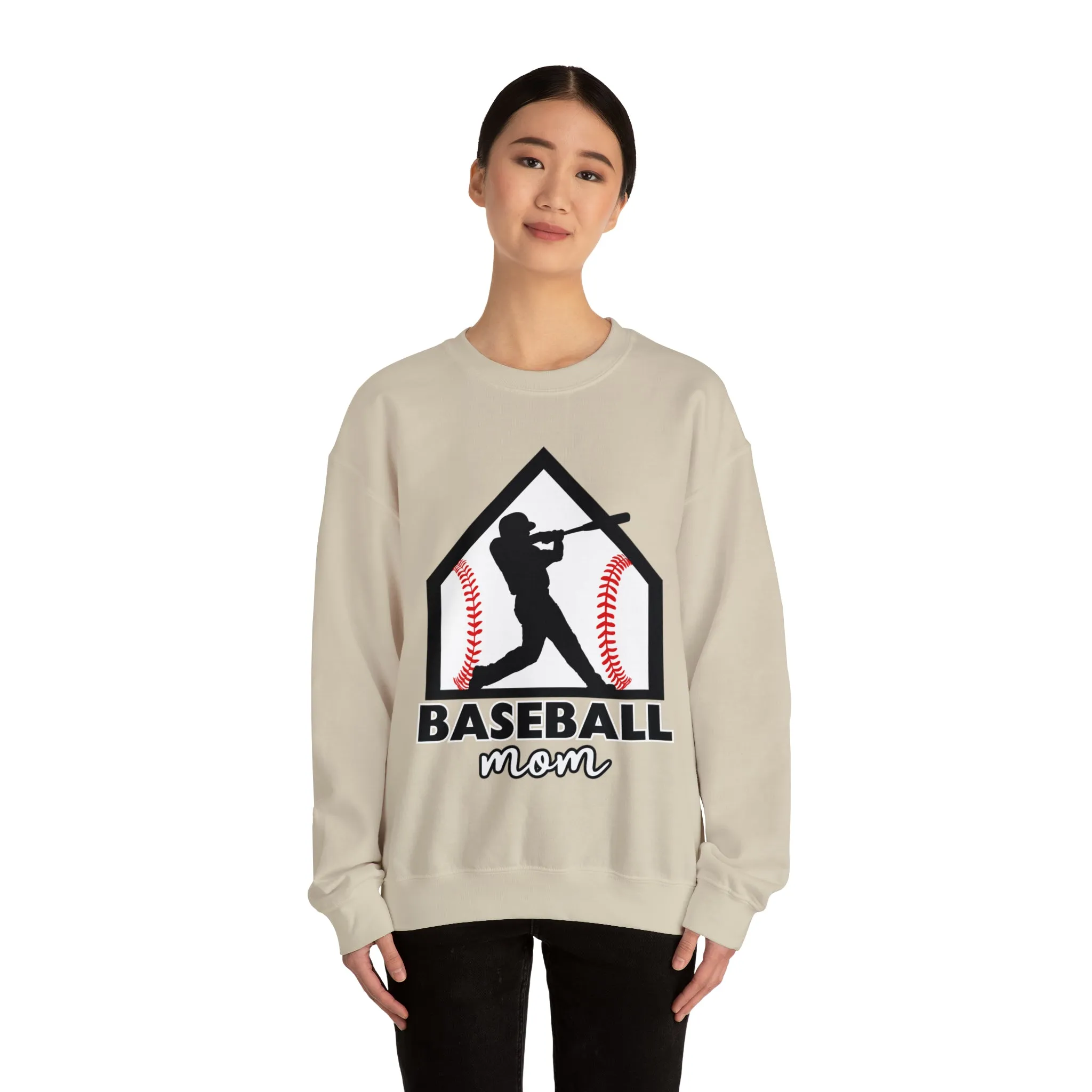 Baseball Mom Crewneck Sweatshirt