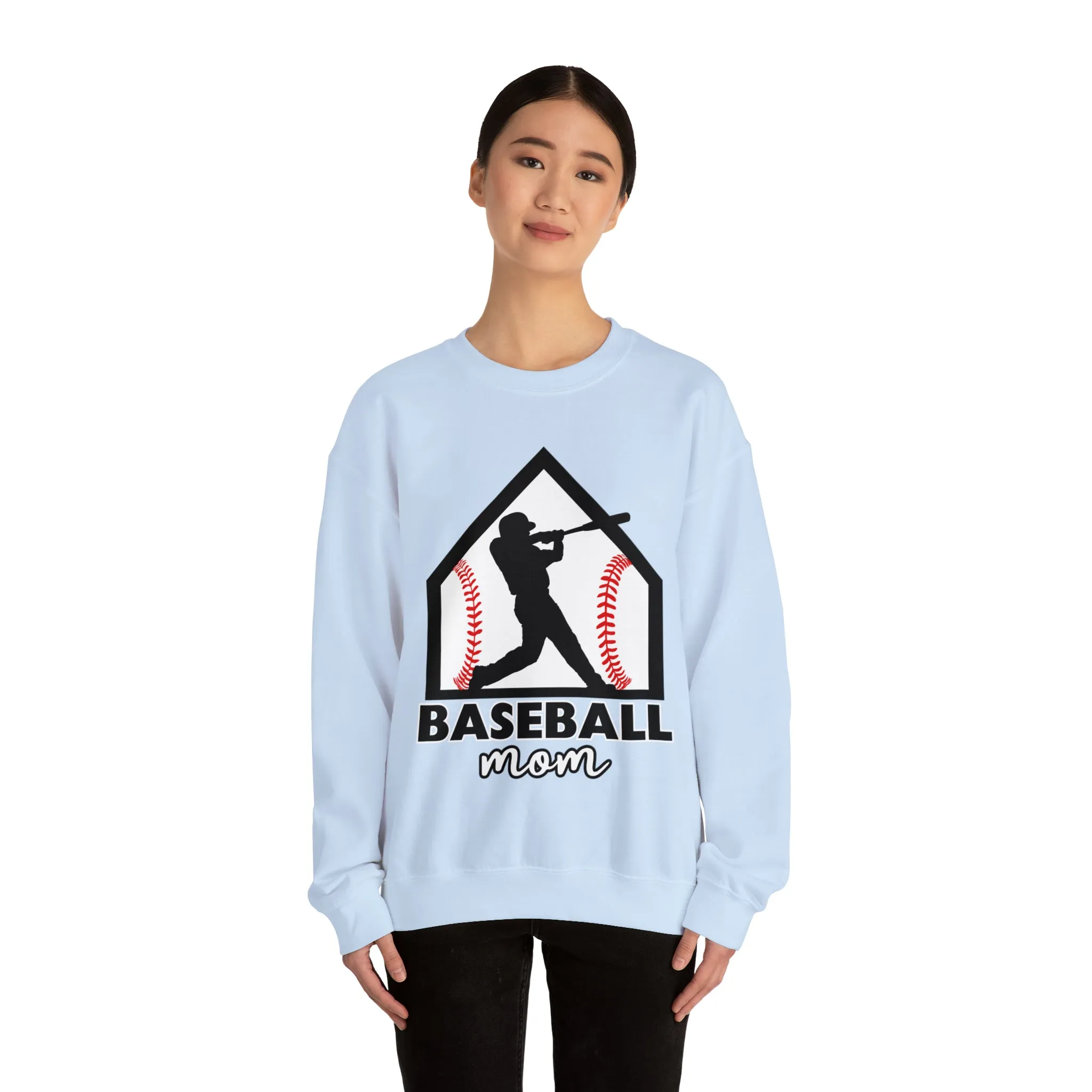 Baseball Mom Crewneck Sweatshirt