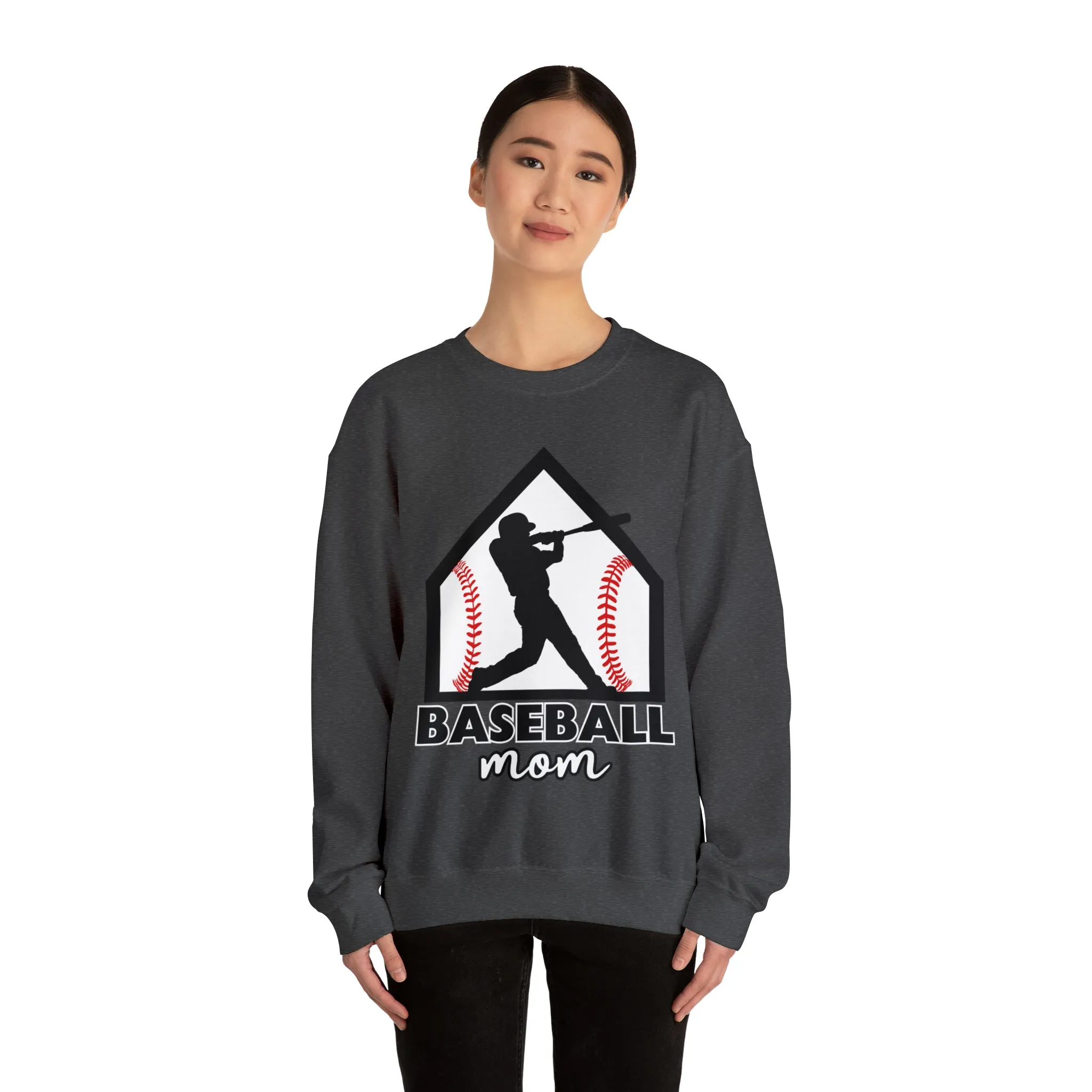 Baseball Mom Crewneck Sweatshirt