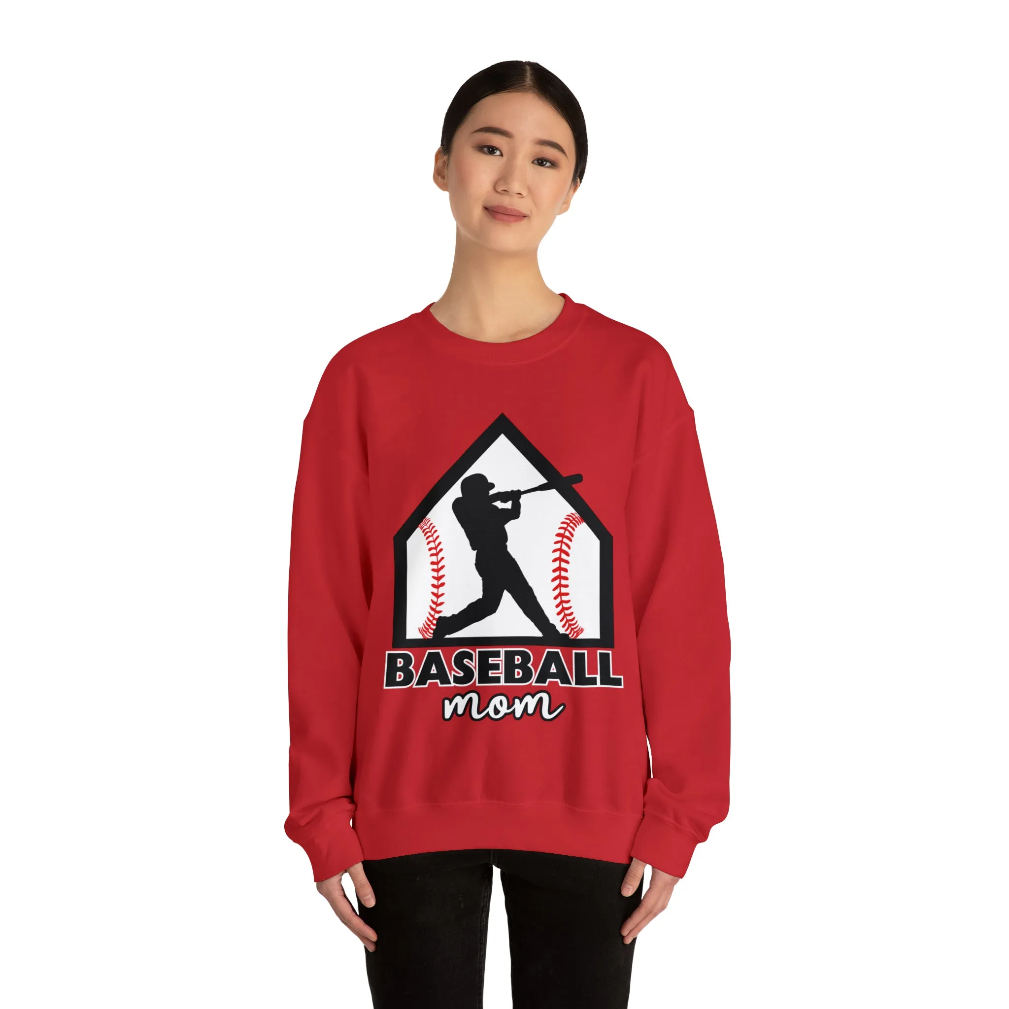 Baseball Mom Crewneck Sweatshirt