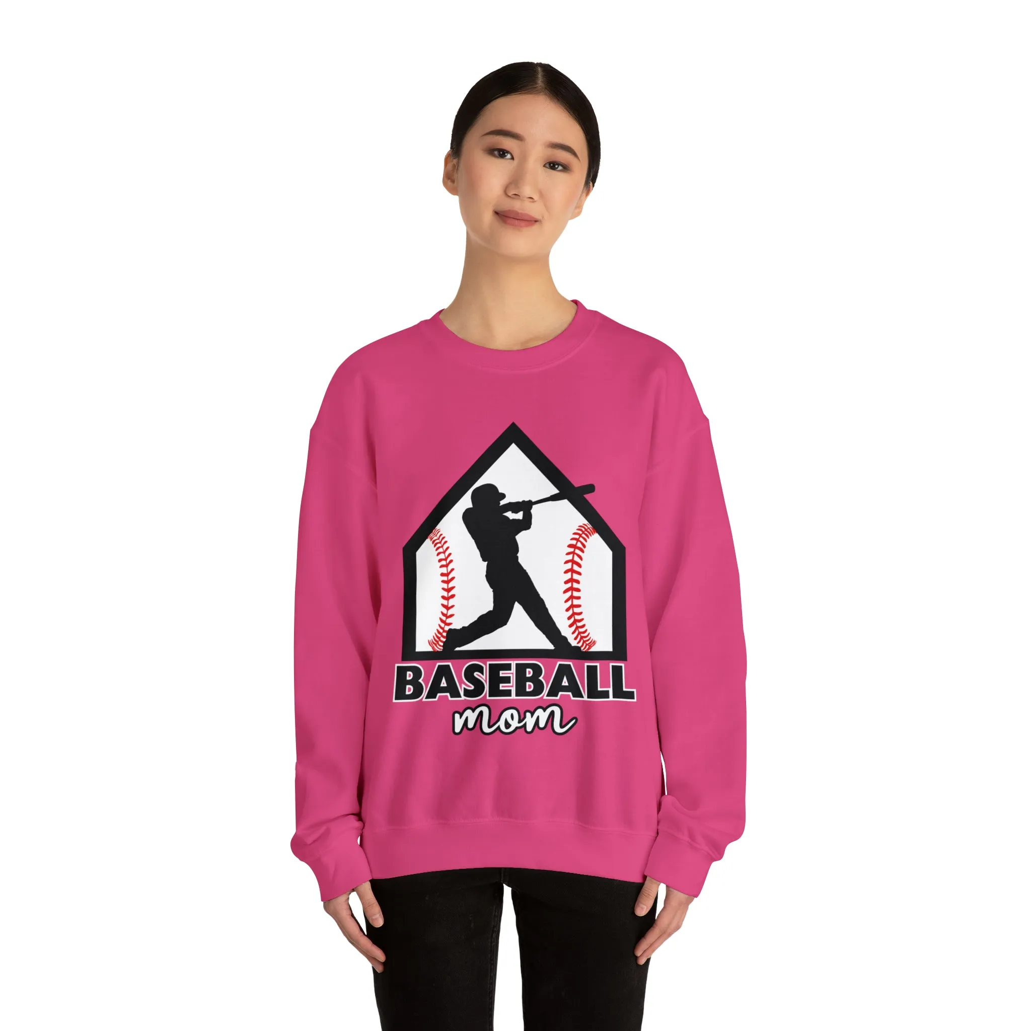 Baseball Mom Crewneck Sweatshirt