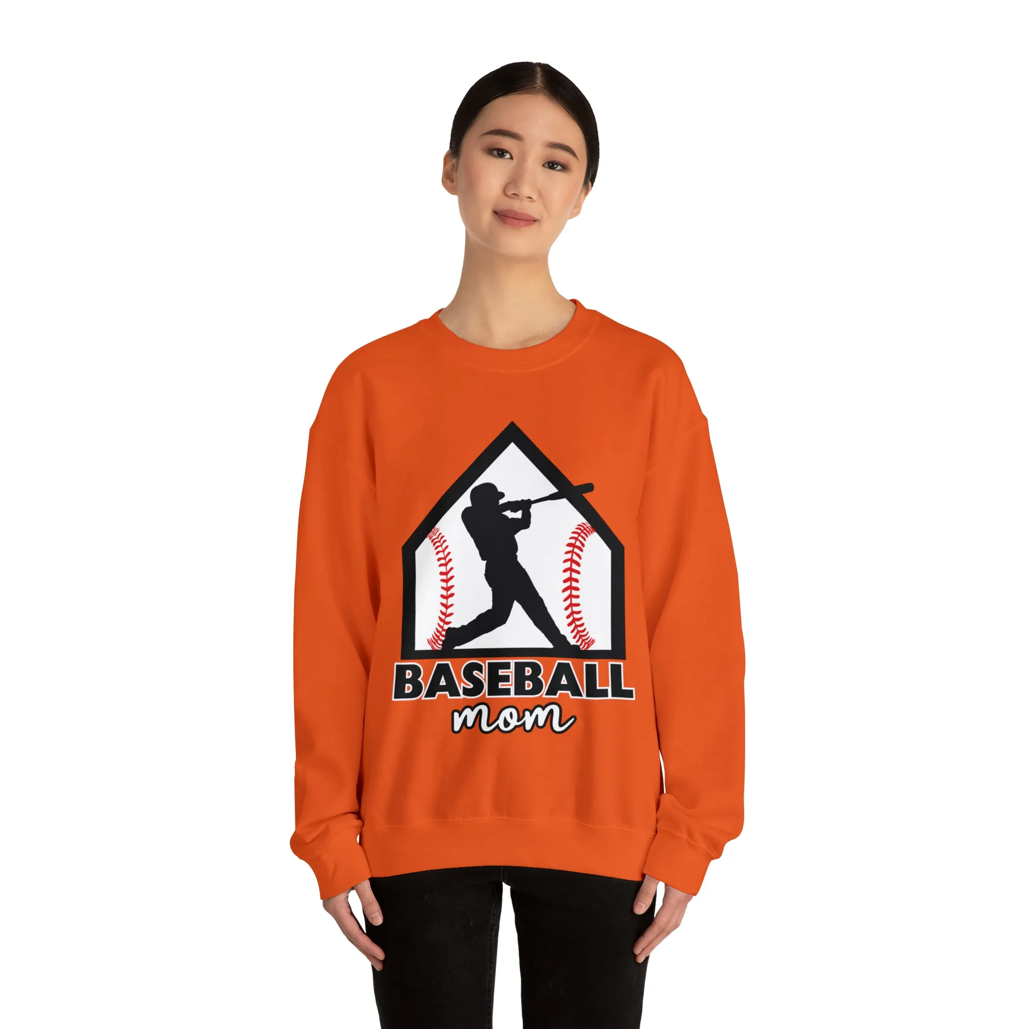Baseball Mom Crewneck Sweatshirt