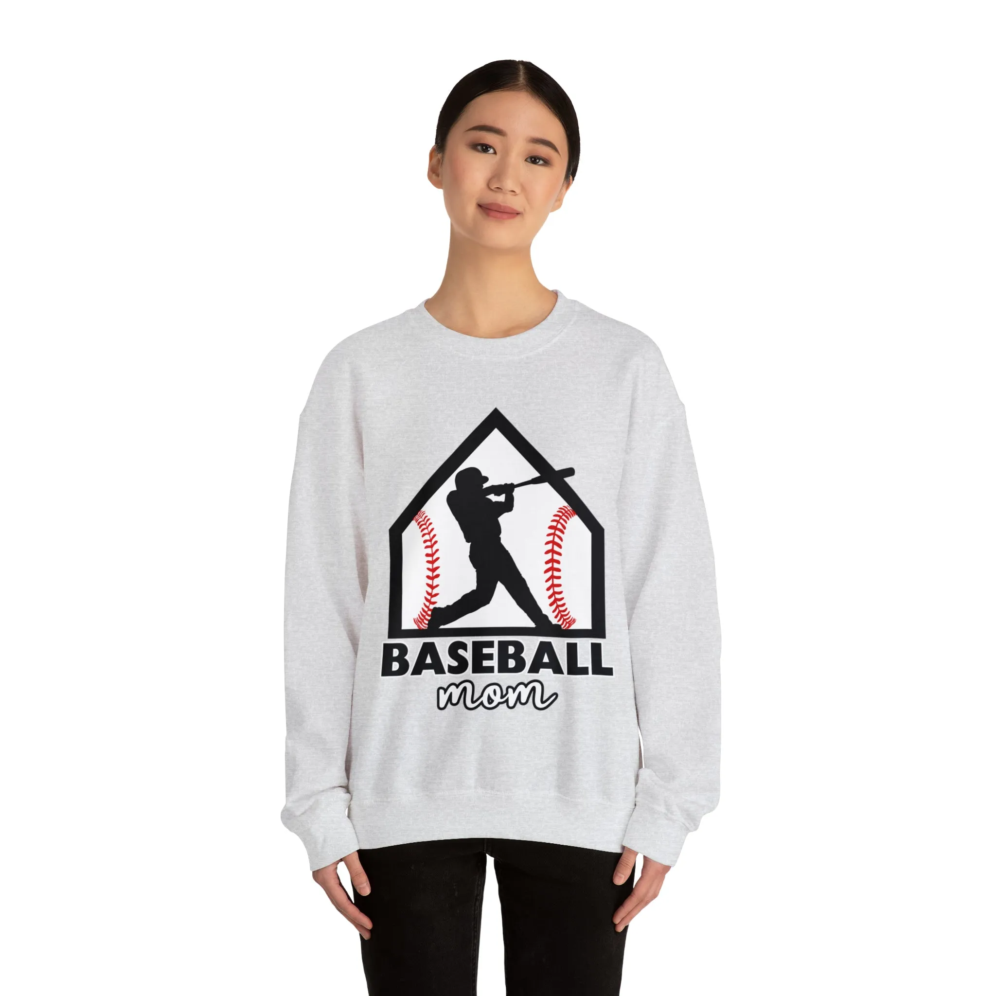 Baseball Mom Crewneck Sweatshirt