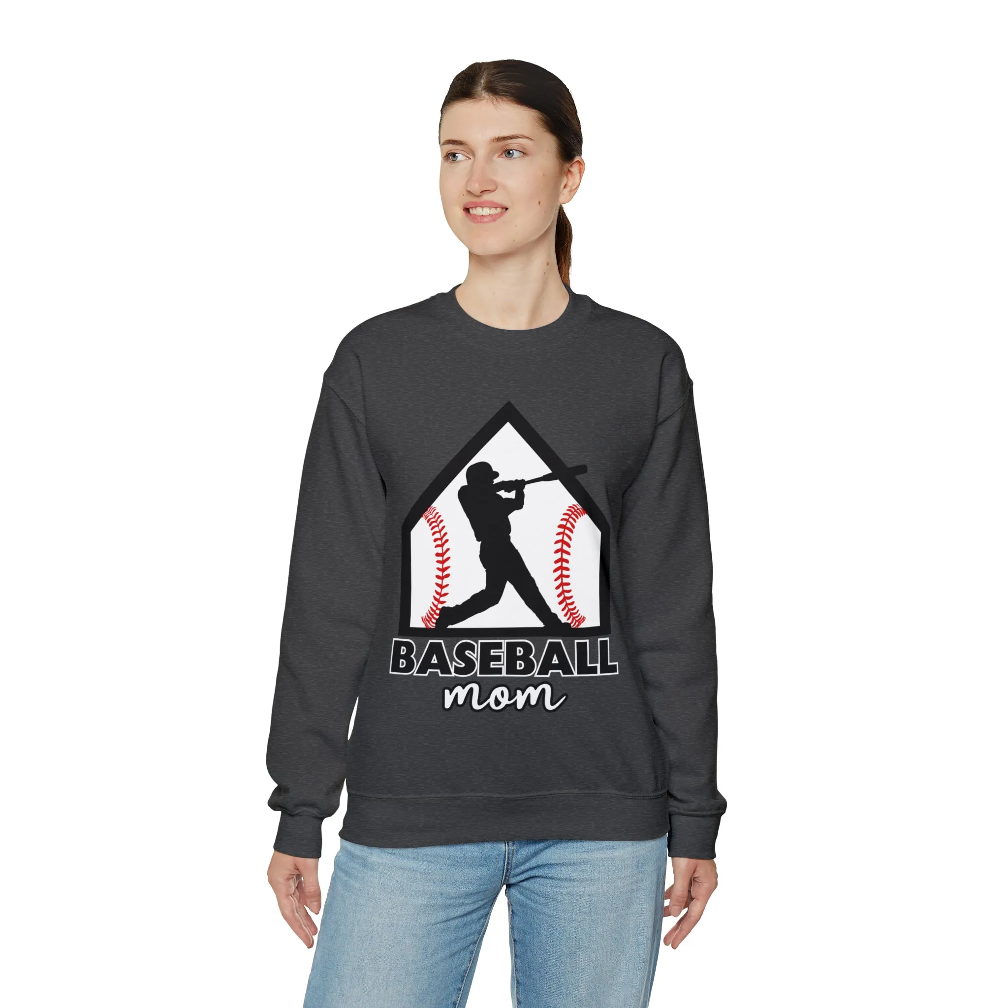 Baseball Mom Crewneck Sweatshirt