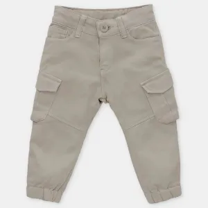 Beige Cargo Pants