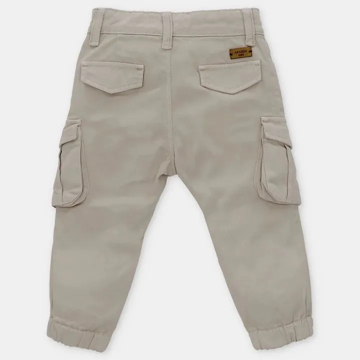 Beige Cargo Pants