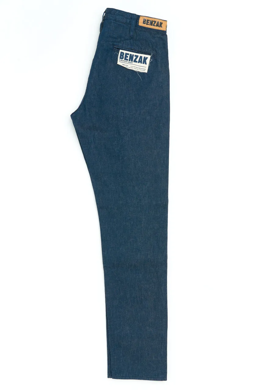 Benzak BC-01 Tapered Chinos 11.5oz Stay-Blue Hemp Selvedge