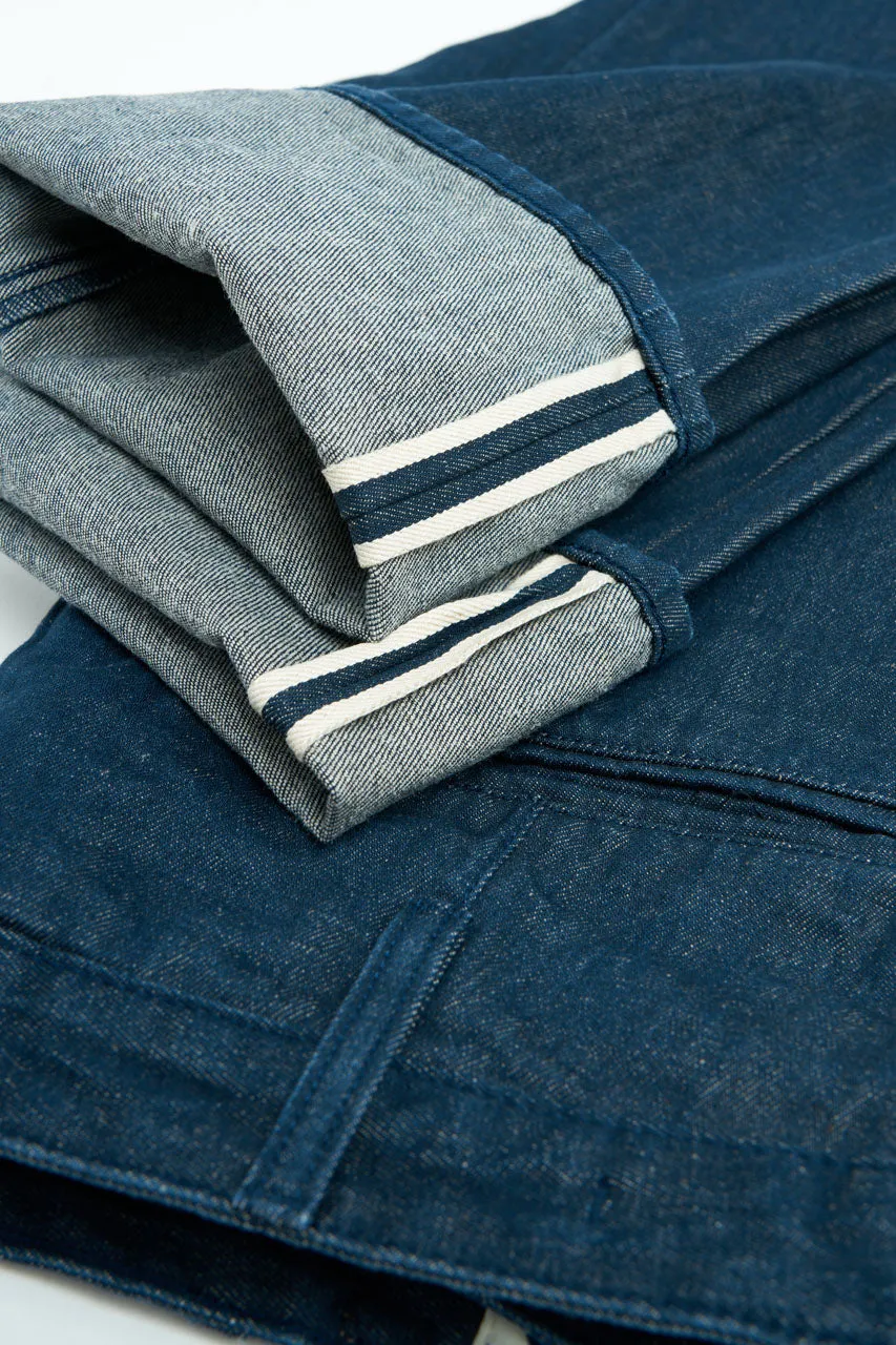 Benzak BC-01 Tapered Chinos 11.5oz Stay-Blue Hemp Selvedge