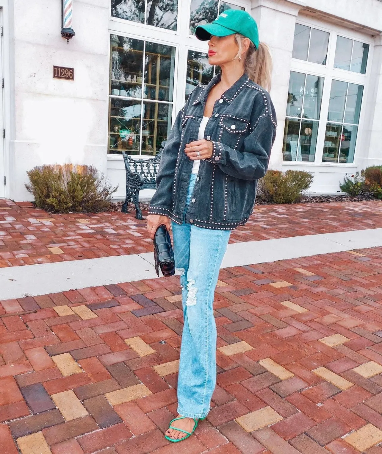 “Better With Studs” Denim Jacket