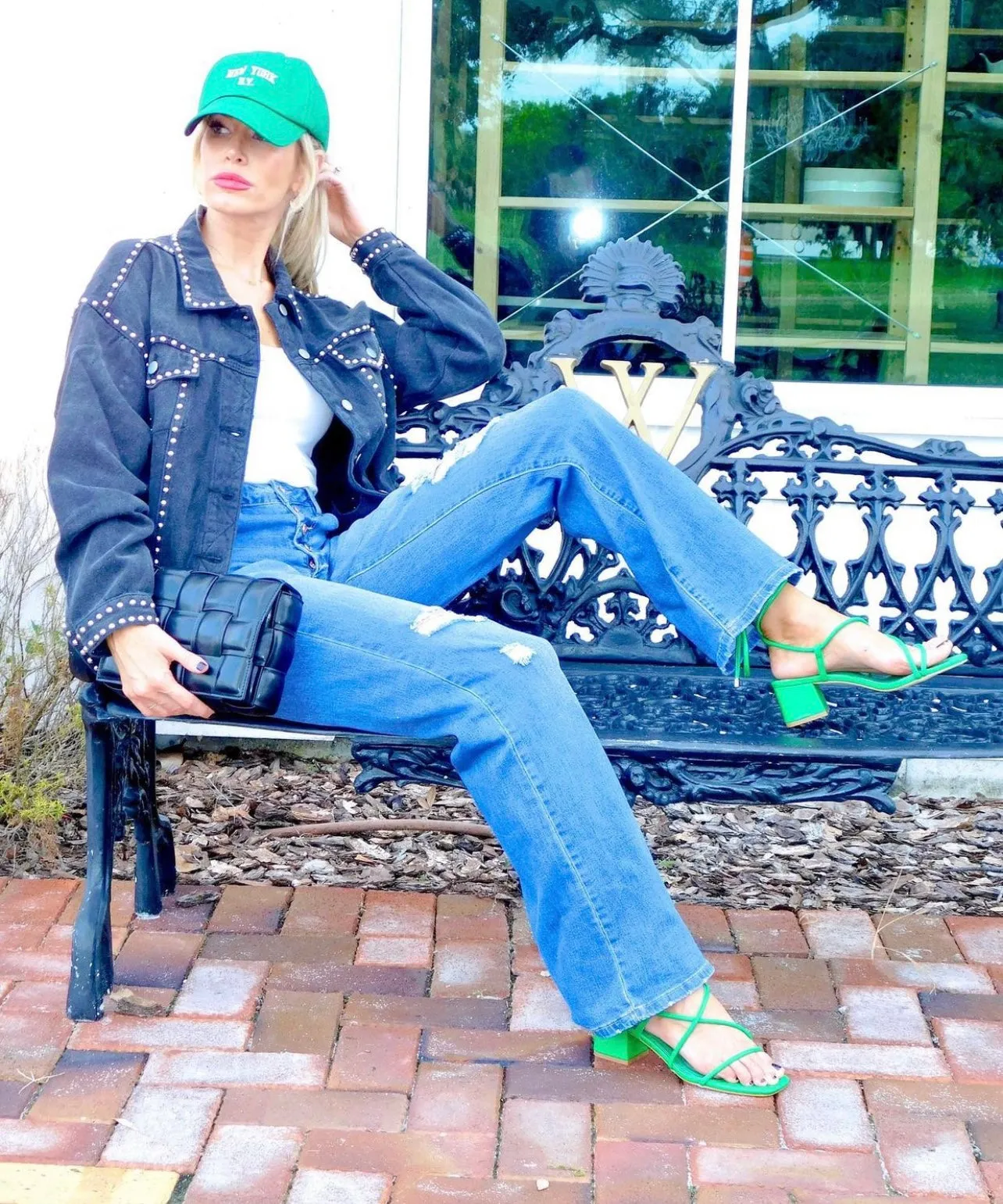 “Better With Studs” Denim Jacket