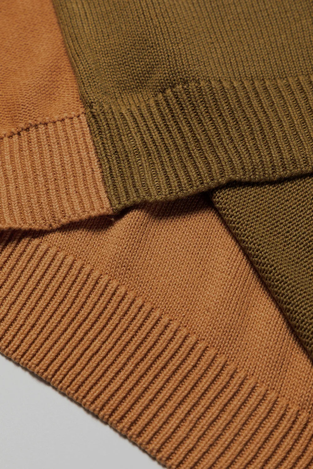 Bishop Sleeve Ribbed Trim Sweater