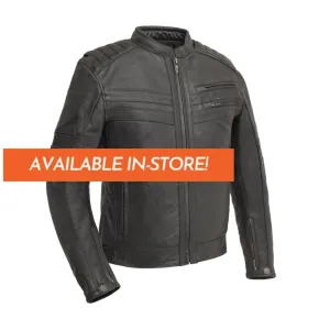 BiTurbo - Men's Leather Motorcycle Jacket - Extreme Biker Leather