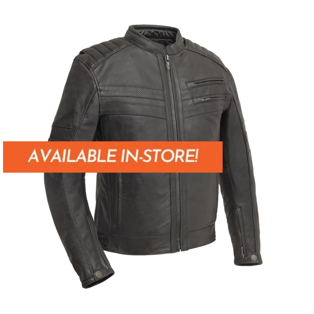 BiTurbo - Men's Leather Motorcycle Jacket - Extreme Biker Leather