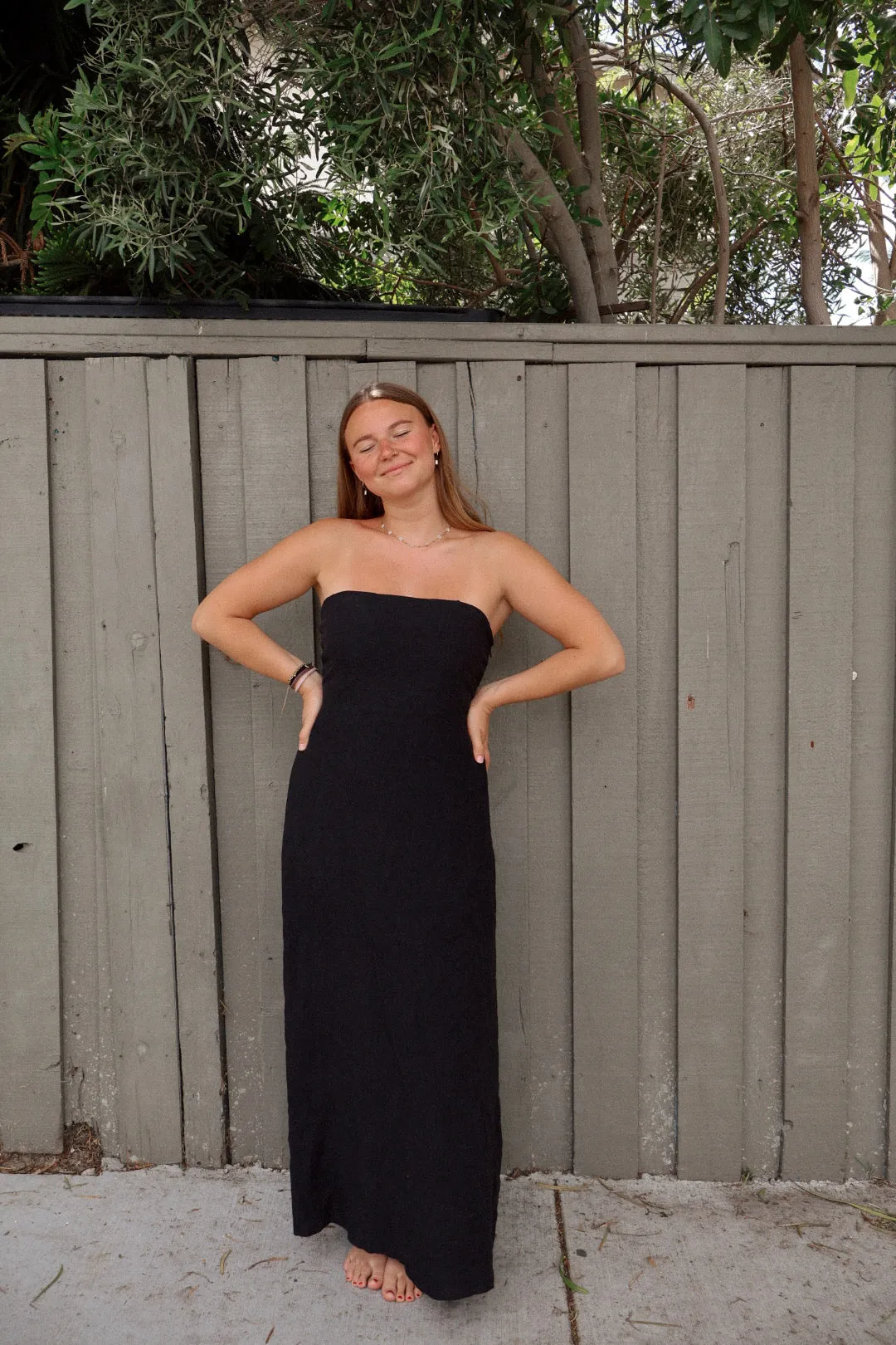 Blair Linen Maxi Dress