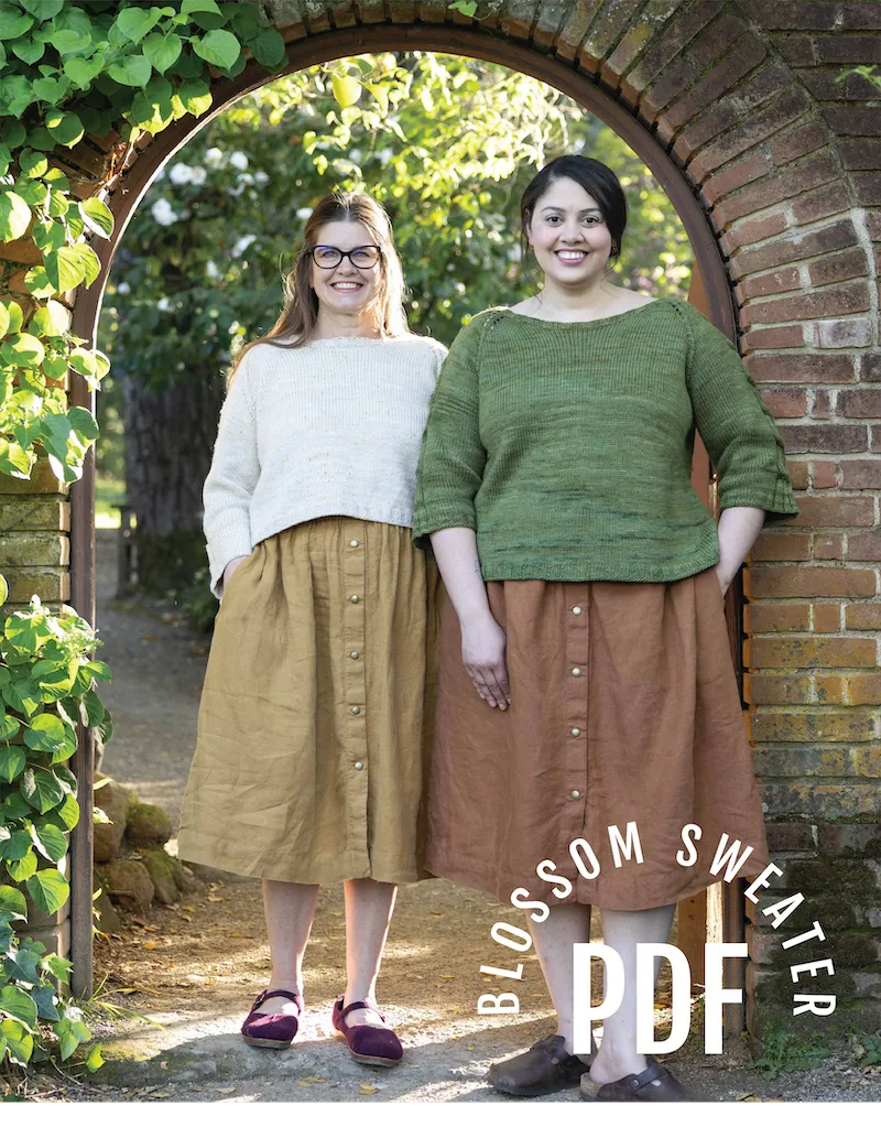 Blossom sweater pattern